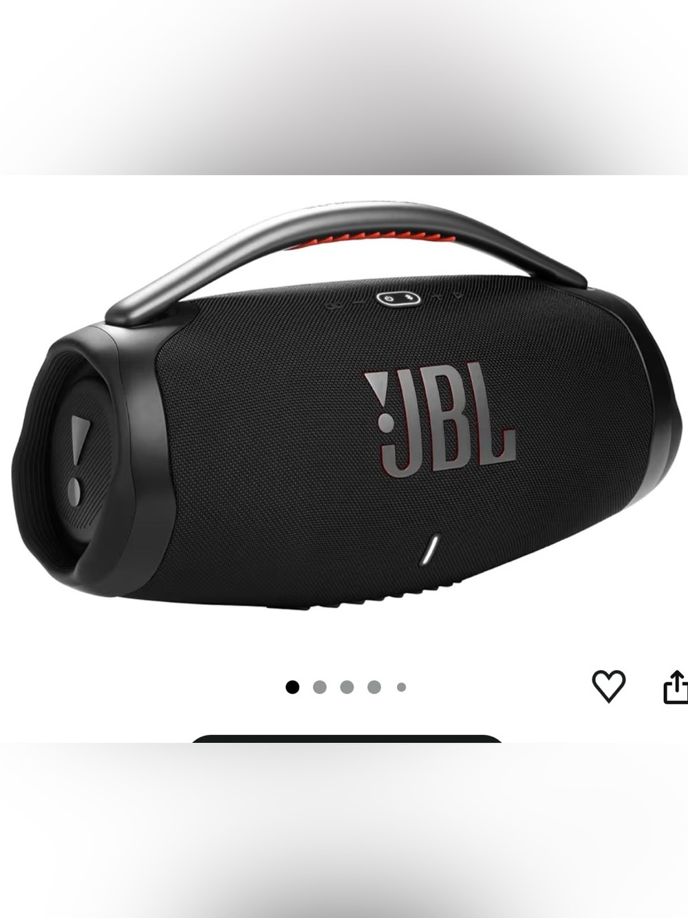 JBL boombox 3 Speaker - Black in box like new